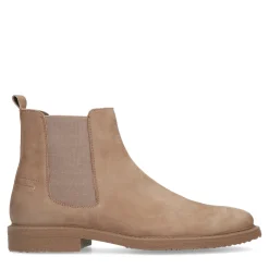 Taupe Nubuck Chelsea Boots^Sacha Shop