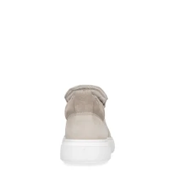 Taupe Nubuck Sneaker Met Witte Zool^Sacha Sale
