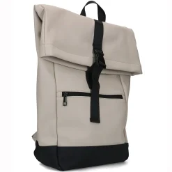 Taupe Rugzak Met Zwarte Details^Sacha Hot