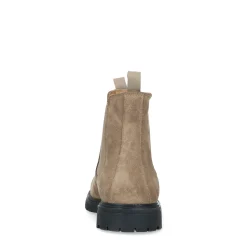 Taupe Suede Chelsea Boots^Sacha Shop