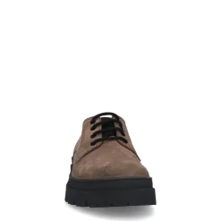 Taupe Suede Chunky Veterschoenen^Sacha Shop