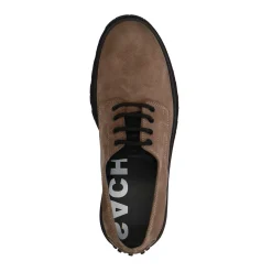 Taupe Suede Chunky Veterschoenen^Sacha Shop