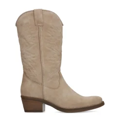 Taupe Suede Cowboy Laarzen^Sacha Cheap