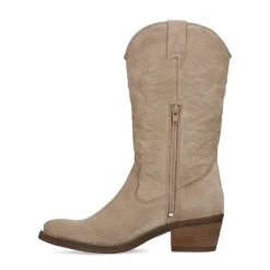 Taupe Suede Cowboy Laarzen^Sacha Cheap