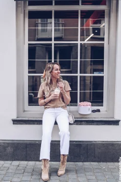 Taupe Suede Cowboylaarzen^Sacha Cheap