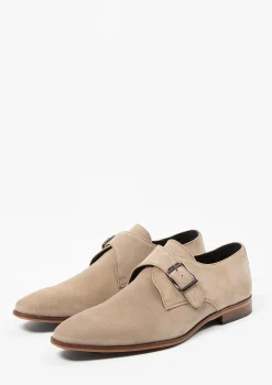 Taupe Suede Gespschoenen^Sacha Clearance