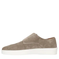 Taupe Suede Monk Sneakers^Sacha Outlet