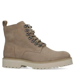 Taupe Suede Veterboots^Sacha Online