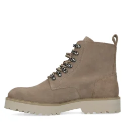 Taupe Suede Veterboots^Sacha Online