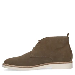 Taupe Suede Veterboots^Sacha Discount