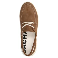 Taupe Suede Veterschoenen^Sacha Discount