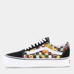 Vans Old Skool Platform Zwart/Multikleuren Dames^Sacha Discount