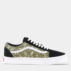Vans Old Skool Zwart/Donkergroen Heren^Sacha Discount