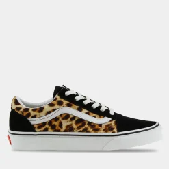 Vans Old Skool Zwart/Leopard Dames^Sacha New