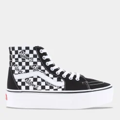 Vans Sk8-Hi Tapered Stackform Zwart/Wit Dames^Sacha Hot