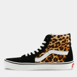 Vans Sk8-Hi Zwart/Leopard Dames^Sacha Cheap