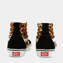 Vans Sk8-Hi Zwart/Leopard Dames^Sacha Cheap