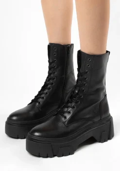 Vivian Hoorn X Zwarte Veterboots^Sacha Flash Sale