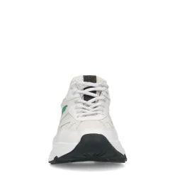 Witte Chunky Dot Sneakers Met Groene Details^Sacha Discount