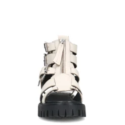 Witte Leren Chunky Sandalen^Sacha Best Sale