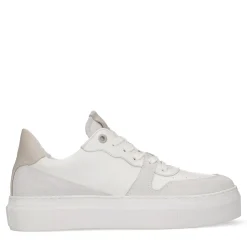 Witte Leren Sneakers^Sacha Clearance