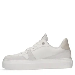 Witte Leren Sneakers^Sacha Clearance
