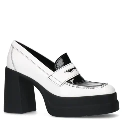 Witte Loafer Pumps Met Plateau Hak^Sacha Clearance