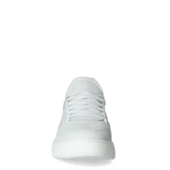Witte Nubuck Sneakers Met Blauw Detail^Sacha Clearance