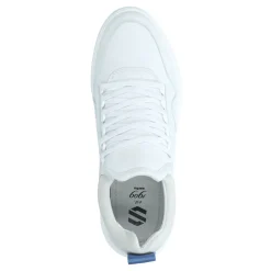 Witte Nubuck Sneakers Met Blauw Detail^Sacha Clearance
