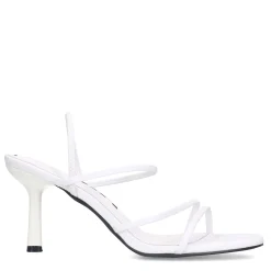 Witte Sandalen Met Hak^Sacha Cheap