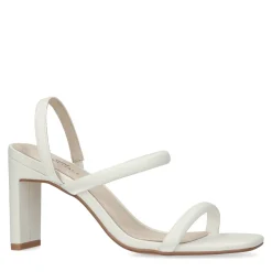 Witte Sandalen Met Rechte Hak^Sacha Best Sale