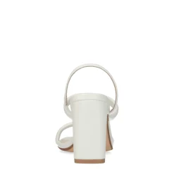 Witte Sandalen Met Rechte Hak^Sacha Best Sale