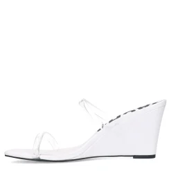 Witte Sleehak Sandalen^Sacha Fashion
