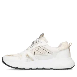 Witte Sneakers Met Goudkleurige Details^Sacha Outlet
