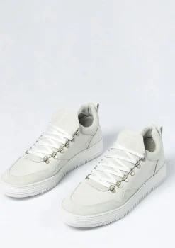 Witte Suede Sneakers^Sacha Best