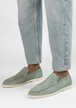 Zeegroene Suede Loafers^Sacha Online