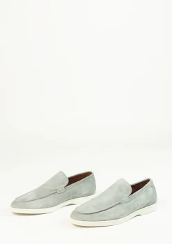 Zeegroene Suede Loafers^Sacha Online