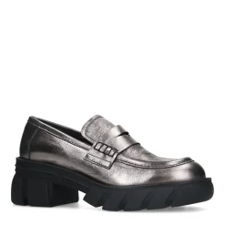 Zilveren Metallic Chunky Loafers^Sacha Hot