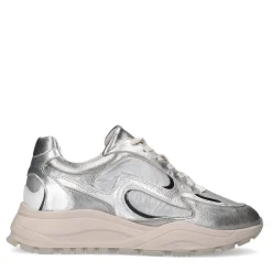 Zilverkeurige Metallic Sneakers^Sacha Store