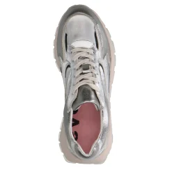 Zilverkeurige Metallic Sneakers^Sacha Store