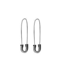 Zilverkleurige Oorbellen Paperclip^Sacha Outlet