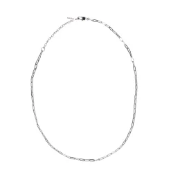 Zilverkleurige Schakelketting^Sacha Discount