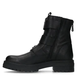 Zwarte Bikerboots Met Gespen^Sacha Outlet