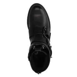 Zwarte Bikerboots Met Gespen^Sacha Outlet