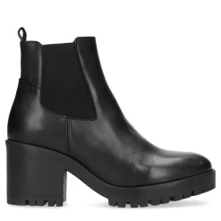 Zwarte Chelsea Boots Met Hak^Sacha Cheap