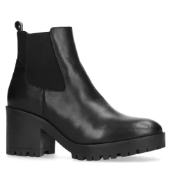 Zwarte Chelsea Boots Met Hak^Sacha Cheap