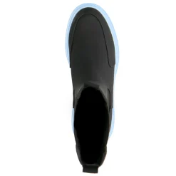 Zwarte Chelsea Boots Met Blauwe Zool^Sacha Cheap