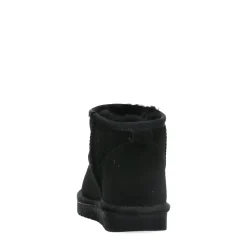 Zwarte Enkelboots Met Wol^Sacha Discount