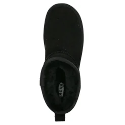 Zwarte Enkelboots Met Wol^Sacha Discount