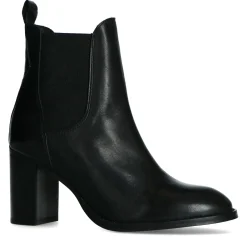 Zwarte Enkellaarsjes Met Hak^Sacha Flash Sale